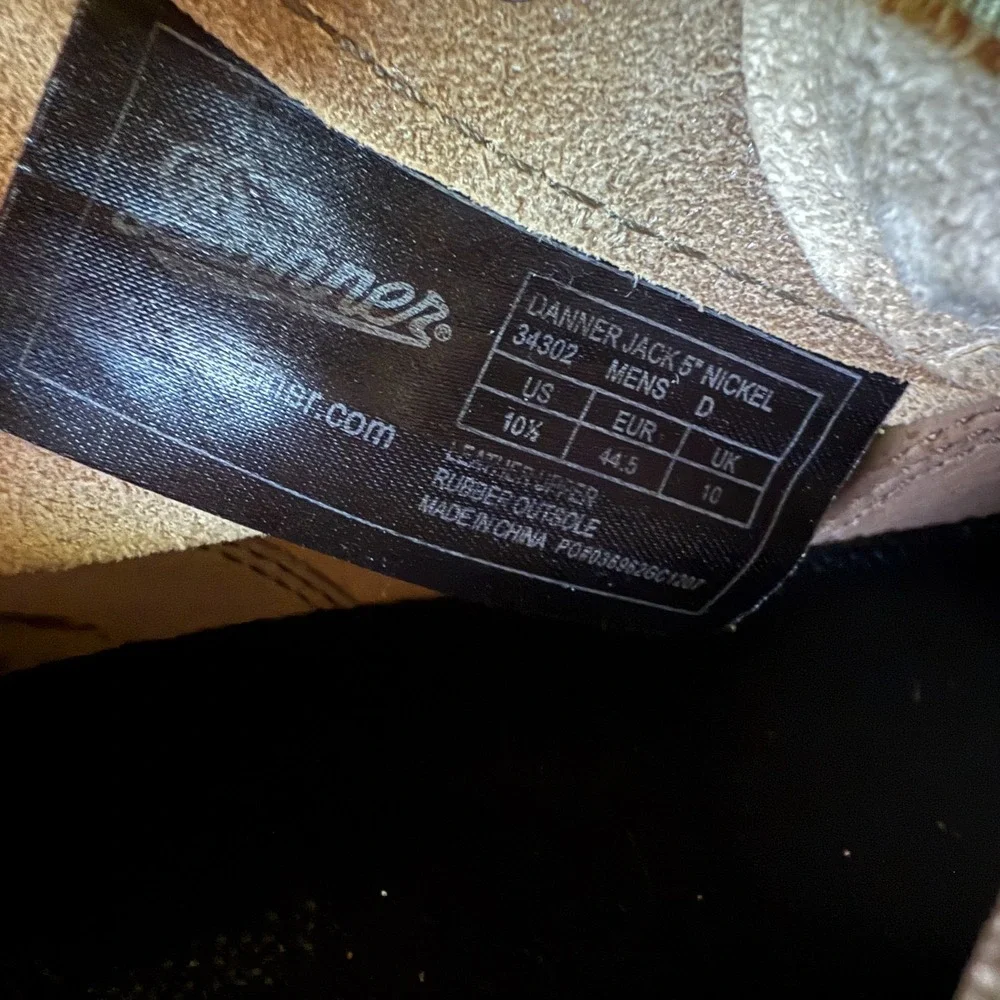 Danner Men's Chukka Boots Taupe Gray Jack 5 Inch Nickel Leather Lace-Up 10.5D
